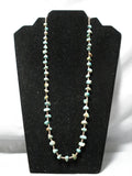 Native American Impressive Vintage Santo Domingo Royston Turquoise Heishi Necklace-Nativo Arts