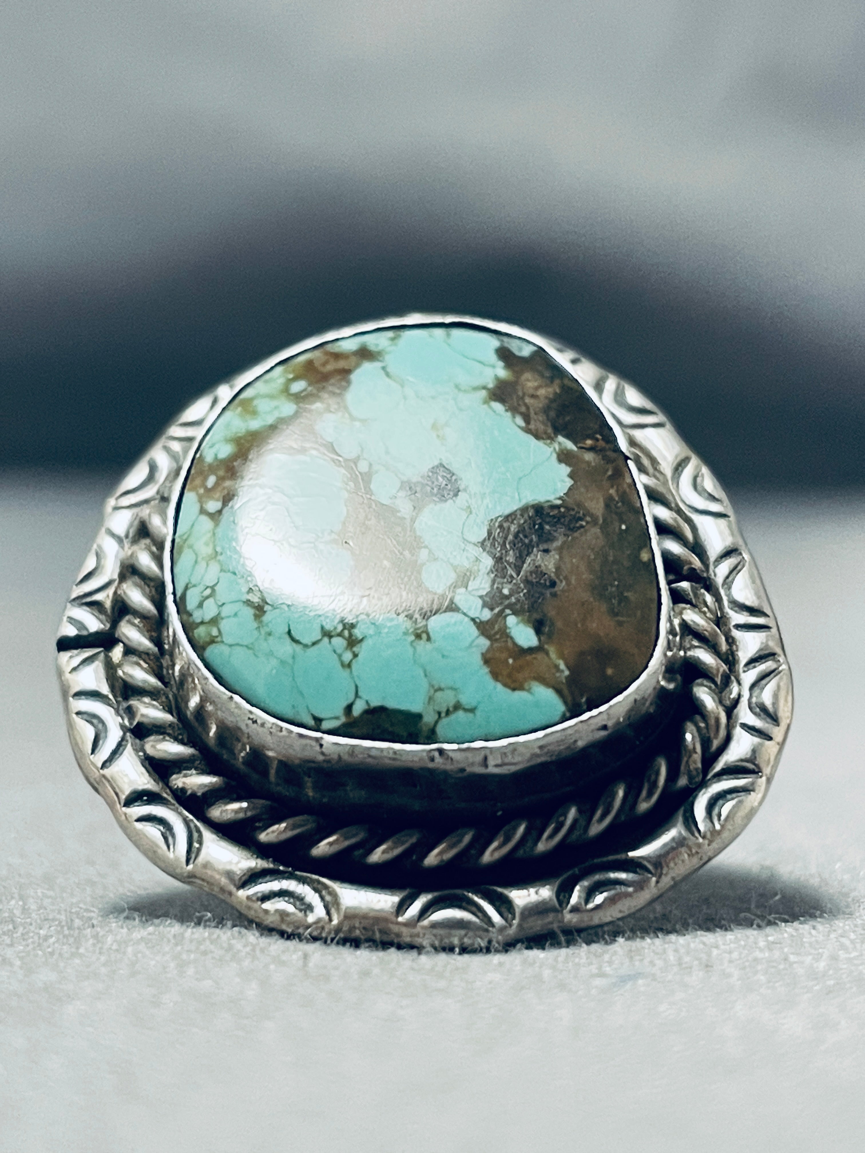Navajo Vintage\n＃8 Turquoise Ring