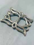 Superior Vintage Native American Navajo Sterling Silver Buckle-Nativo Arts