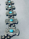 Harry Morgan Important Vintage Native American Navajo Sterling Silver Squash Blossom Necklace-Nativo Arts