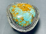 Rare Tso Family Native American Navajo Royston Turquoise Sterling Silver Bracelet-Nativo Arts