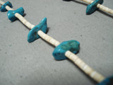 Marvelous Vintage Santo Domingo Turquoise Necklace Native American Old-Nativo Arts