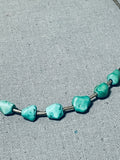 Women's Vintage Native American Navajo Royston Turquoise Sterling Silver Necklace-Nativo Arts