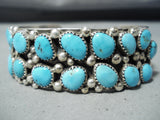 Kathleen Navajo Turquoise Sterling Silver Bracelet Native American-Nativo Arts