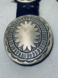 Noteworthy 300 Gram Vintage Native American Navajo Sterling Silver Concho Belt-Nativo Arts