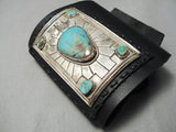 Quality Vintage Native American Navajo Royston Turquoise Sterling Silver Ketoh Bracelet-Nativo Arts