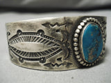 Late 1800's Early 1900's Vintage Native American Navajo Ingot/coin Silver Whirling Logs Bracelet-Nativo Arts