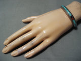 Marvelous Native American Navajo Turquoise Sugulite Coral Sterling Silver Bracelet-Nativo Arts