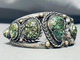 The Best Vintage Native American Navajo Damale Turquoise Sterling Silver Bracelet-Nativo Arts