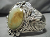 Best Vintage Native American Navajo Cessie Atencio Royston Turquoise Sterling Silver Bracelet-Nativo Arts