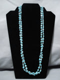Exceptional Vintage Navajo Turquoise Native American Necklace Old-Nativo Arts