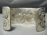 Best Vintage Native American Navajo Nel Burbank 14k Gold Sterling Silver Turquoise Bracelet-Nativo Arts
