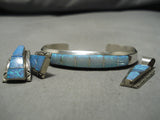 Exquisite Vintage Navajo Inlay Opal Sterling Silver Native American Pendant-Nativo Arts