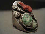 28 Grams Heavy 'Snake' Zuni/ Navajo Vintage Heavy Native American Jewelry Silver Ring-Nativo Arts