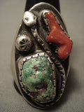 28 Grams Heavy 'Snake' Zuni/ Navajo Vintage Heavy Native American Jewelry Silver Ring-Nativo Arts