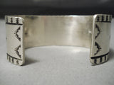 Amazing Modernistic Zuni Native American Sterling Silver Sun Bracelet-Nativo Arts