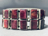 Best Vintage Native American Navajo Purple Shell Sterling Silver Bracelet Cuff-Nativo Arts