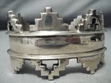 Tremendous Navajo Sterling Silver Bracelet Native American-Nativo Arts
