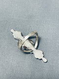 Outstanding Vintage Native American Zuni Turquoise Sterling Silver Ring-Nativo Arts