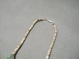 Native American Wonderful Vintage Santo Domingo Royston Turquoise Sterling Silver Necklace-Nativo Arts