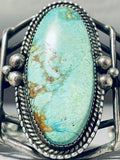 Museum Quality Vintage Native American Navajo Royston Turquoise Sterling Silver Bracelet-Nativo Arts
