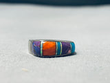 Superior Vintage Native American Navajo Turquoise Sterling Silver Ring-Nativo Arts