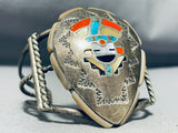 Important Early Spencer Family Vintage Native American Zuni Turquoise Sterling Silver Bracelet-Nativo Arts