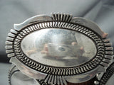 Sammy Keskoli Navajo Sterling Silver Concho Belt Native American-Nativo Arts