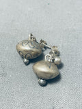 Marvelous Vintage Native American Navajo Sterling Silver Earrings-Nativo Arts