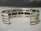 Thicker And Heavy Vintage Native American Navajo Royston Turquoise Sterling Silver Bracelet-Nativo Arts