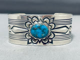 Very Important Gibson Nez Vintage Native American Navajo Turquoise Sterling Silver Bracelet-Nativo Arts