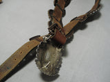 Heavy Vintage Native American Navajo Hand Wrought Sterling Silver Concho Belt Old-Nativo Arts