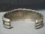 Tremendous Vintage Native American Navajo Nugget Turquoise Pierce Randolph Bracelet-Nativo Arts