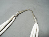 Native American One Of The Biggest Ever Santo Domingo Turquoise Shell Necklace-Nativo Arts