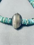 Amazing Native American Navajo Royston And Kingman Turquoise Sterling Silver Necklace-Nativo Arts