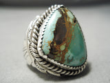 Impressive Vintage Native American Navajo Royston Turquoise Sterling Silver Old-Nativo Arts