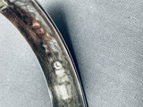 Authentic Vintage Native American Navajo Thomas Singer Sterling Silver Bracelet-Nativo Arts
