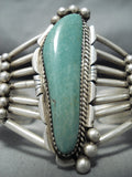 Nez Vintage Native American Navajo Royston Turquoise Sterling Silver Bracelet-Nativo Arts