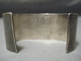 Superior Vintage Native American Navajo Royston Turquoise Sterling Silver Leaf Bracelet Old-Nativo Arts