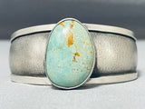 Unique Vintage Native American Navajo Royston Turquoise Sterling Silver Bracelet-Nativo Arts