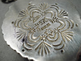 Heavy Important Vintage Native American Navajo Ben Begaye Sterling Silver Necklace-Nativo Arts