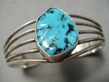 Amazing Native American Navajo Turquoise Sterling Silver Bracelet-Nativo Arts