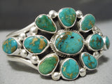 Important Verdy Jake Native American Navajo Royston Turquoise Sterling Silver Bracelet-Nativo Arts