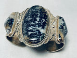 The Best Moss Agate Triple Stone Vintage Native American Navajo Sterling Silve Rbracelet-Nativo Arts