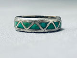 Beautiful Vintage Native American Navajo Royston Turquoise Sterling Silver Ring-Nativo Arts