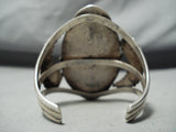 Museum Double Turquoise Vintage Native American Navajo Sterling Silver Bracelet-Nativo Arts