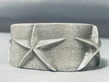One Of The Most Unique Vintage Native American Navajo Sterling Silver Bracelet-Nativo Arts