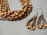 Native American Important Coriz Santo Domingo Sterling Silver Coral Heishi Necklace-Nativo Arts