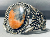 Absolutely Incredible Vintage Native American Navajo Petrified Wood Sterling Silver Bracelet-Nativo Arts