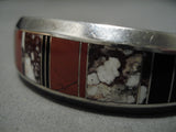 Striking Vintage Navajo Manygoats Sterling Silver Native American Bracelet-Nativo Arts